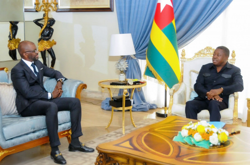 40 ans d’Ecobank : le président du Conseil d’administration reçu à Lomé