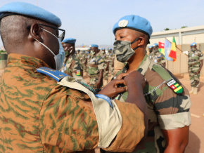 Les Nations Unies distinguent les Casques bleus Togolais déployés à Mopti