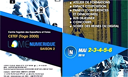 Lomé Numérique Saison 2 : les professionnels du numérique se donnent rendez-vous du 02 au 06 mai