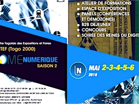 Lomé Numérique Saison 2 : les professionnels du numérique se donnent rendez-vous du 02 au 06 mai