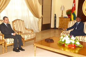 L’ambassadeur d’Egypte en fin de mission