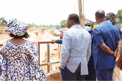 Route Lomé-Kpalimé : le chef de l’État constate l’avancement des travaux