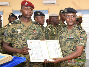 31 nouveaux officiers dipl&ocirc;m&eacute;s de l&rsquo;EFOFAT