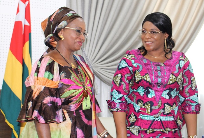 La présidente de l’assemblée nationale a échangé avec la représentante-résidente de l’OMS au Togo