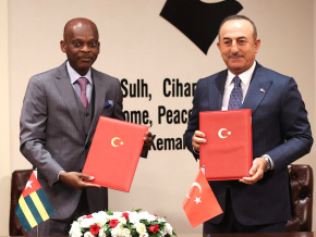 Le Togo et la Turquie signent plusieurs accords bilatéraux