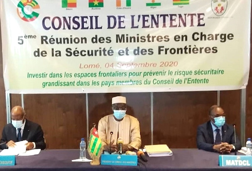 Les ministres de la sécurité du Conseil de l’Entente réunis à Lomé