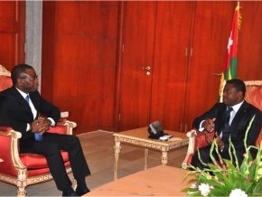 En prélude à la table-ronde sur les énergies, le Chef de l’Etat a conféré avec Amadou Hott, Vice-président de la BAD