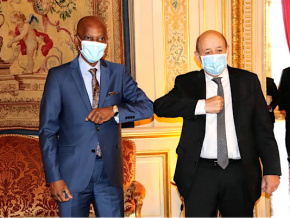 Le ministre des affaires étrangères s’est entretenu avec son homologue français à Paris