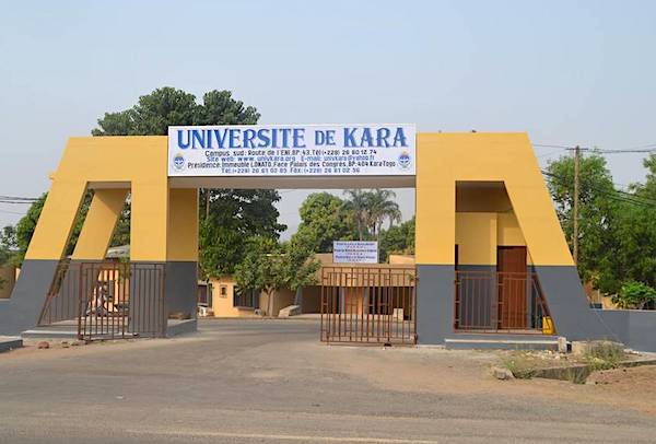 Reprise des cours à l’Université de Kara ce lundi 07 janvier 2019